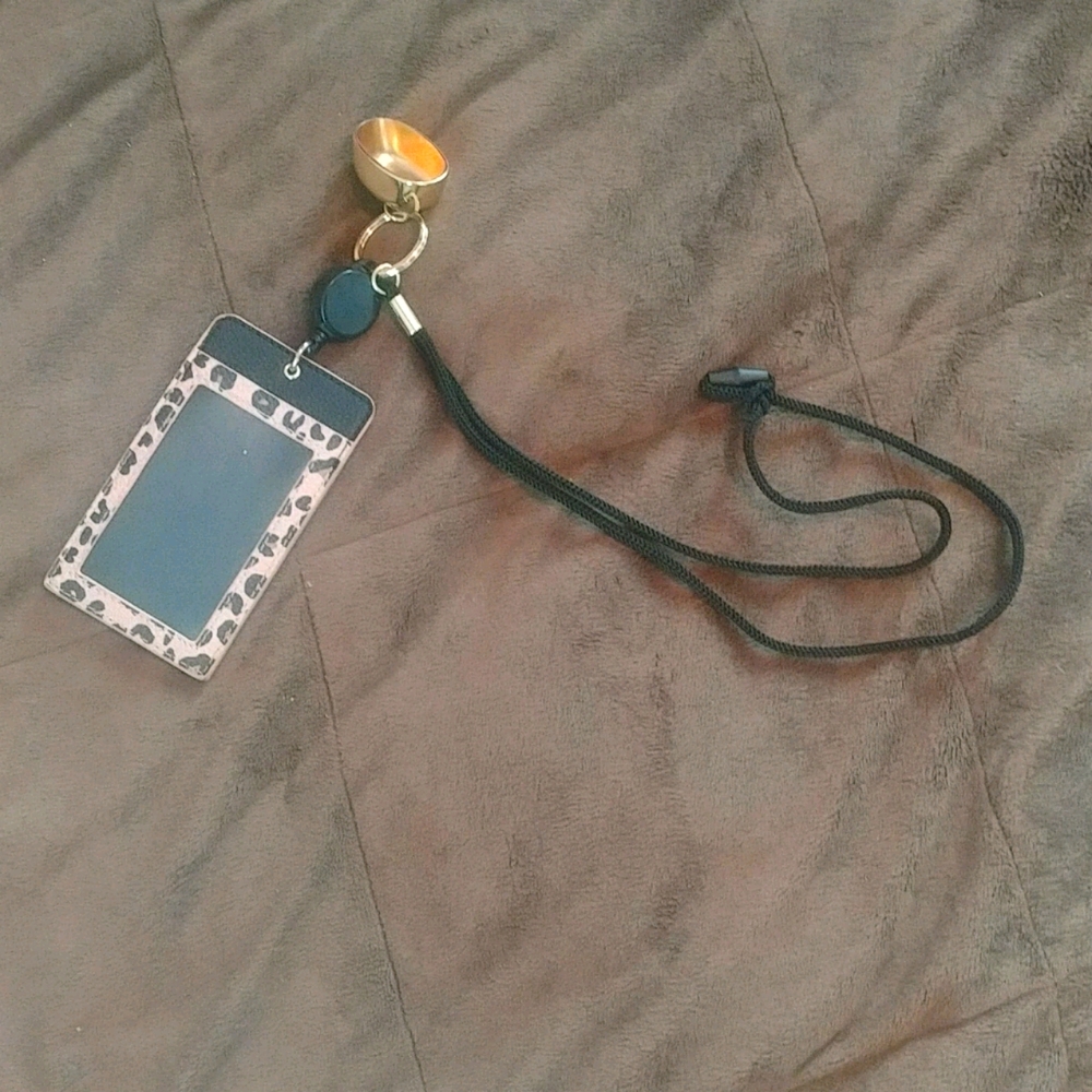 ID hand sanitizer lanyard